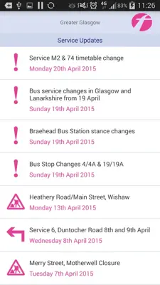 First Bus android App screenshot 1